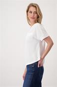 Blusenshirt mit Brusttasche cream