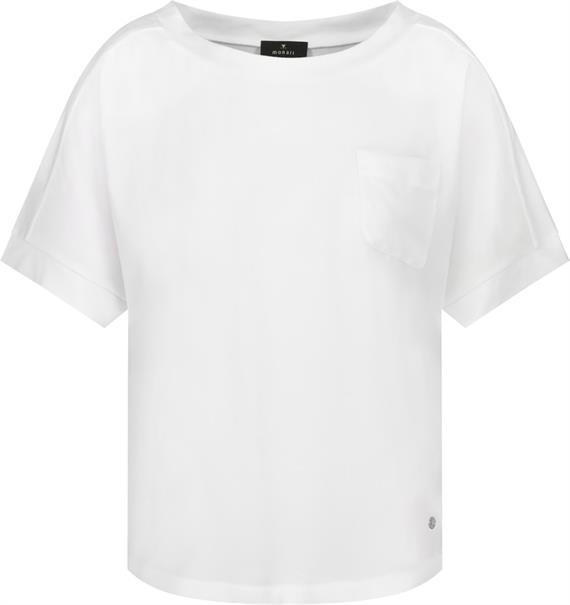 Blusenshirt mit Brusttasche cream