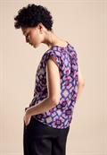 Blusenshirt mit Print bellflower lilac