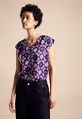 Blusenshirt mit Print bellflower lilac