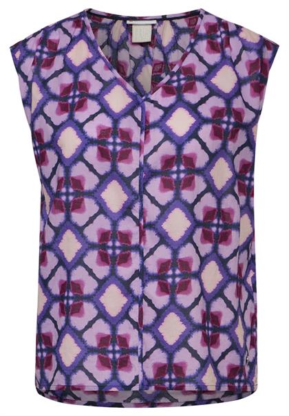 Blusenshirt mit Print bellflower lilac