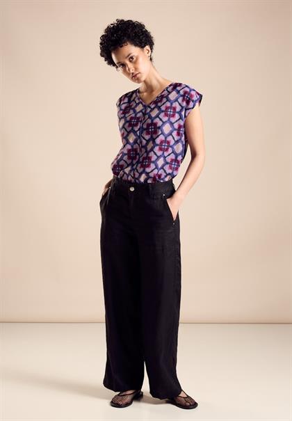 Blusenshirt mit Print bellflower lilac