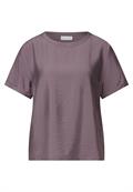 Blusenshirt mit Schlitzen hazy rose