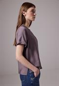 Blusenshirt mit Schlitzen hazy rose