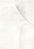 Blusenshirt mit Schlitzen off white