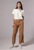 Blusenshirt mit Schlitzen off white