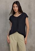 Blusenshirt mit Spitze black