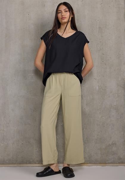 Blusenshirt mit Spitze black