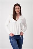 Blusenshirt mit Strasssteine off-white
