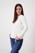 Blusenshirt mit Strasssteine off-white