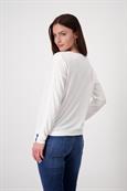 Blusenshirt mit Strasssteine off-white