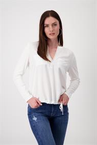 Blusenshirt mit Strasssteine off-white