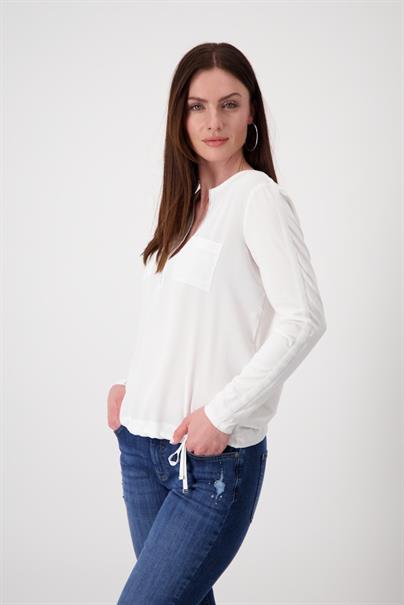Blusenshirt mit Strasssteine off-white