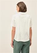 Blusenshirt mit Struktur vanilla white