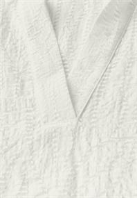 Blusenshirt mit Struktur vanilla white