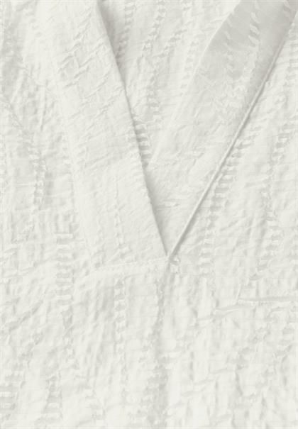 Blusenshirt mit Struktur vanilla white