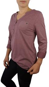 Blusenshirt rose brown mel.