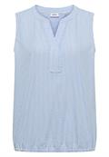 Blusentop in Seersucker-Qualität blouse blue