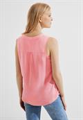 Blusentop in Unifarbe soft pink