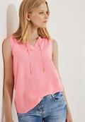 Blusentop in Unifarbe soft pink
