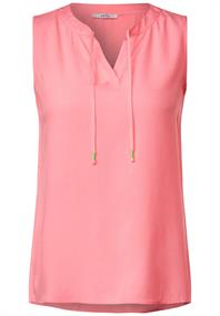 Blusentop in Unifarbe soft pink