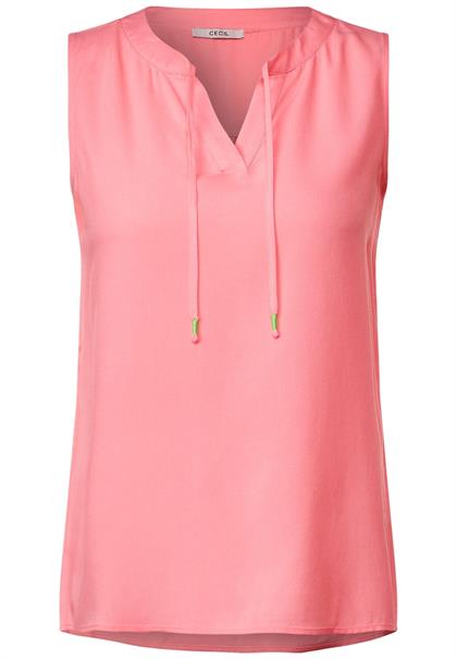 Blusentop in Unifarbe soft pink