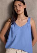 Blusentop mit Knotendetail sunset blue