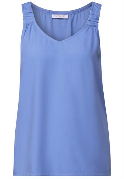 Blusentop mit Knotendetail sunset blue