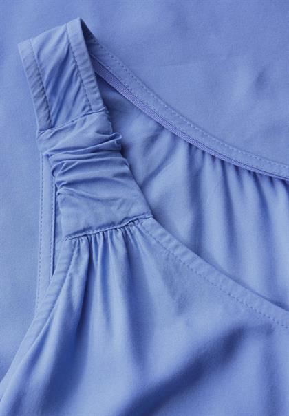 Blusentop mit Knotendetail sunset blue