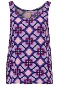 Blusentop mit Print bellflower lilac