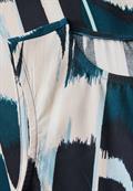 Blusentop mit Raffung tide blue
