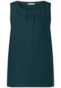 Blusentop mit Raffung tide blue