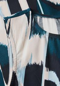 Blusentop mit Raffung tide blue