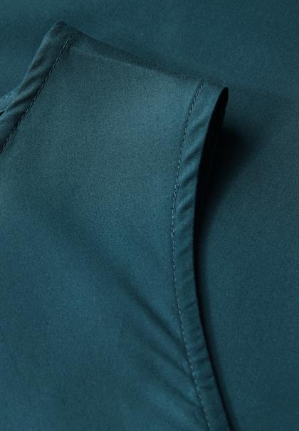 Blusentop mit Raffung tide blue