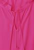 Blusentop mit Split Neck und Rüschen magenta dream