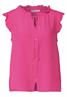 Blusentop mit Split Neck und Rüschen magenta dream
