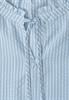 Blusentop mit Split Neck und Rüschen original blue