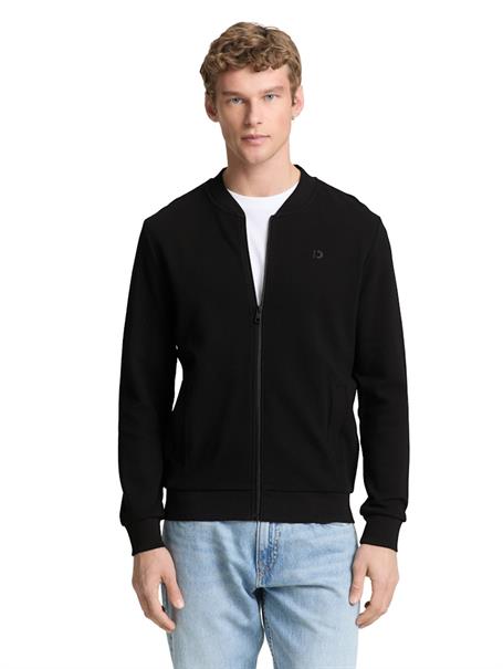 Bomberjacke aus Baumwolle black