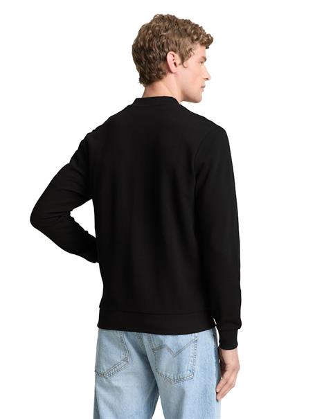 Bomberjacke aus Baumwolle black