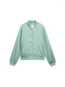 Bomberjacke mit Satin dust green