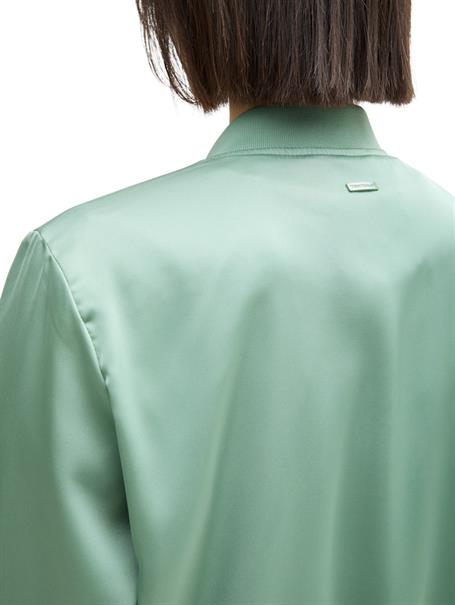 Bomberjacke mit Satin dust green