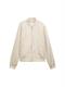 Bomberjacke mit Satin sand stone beige