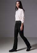 Bootcut Jaquard-Hose black