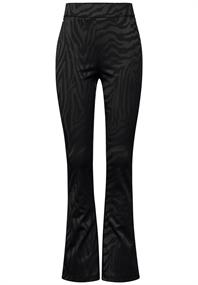 Bootcut Jaquard-Hose black