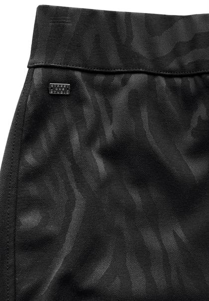 Bootcut Jaquard-Hose black