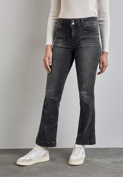 Bootcut Jeans black washed