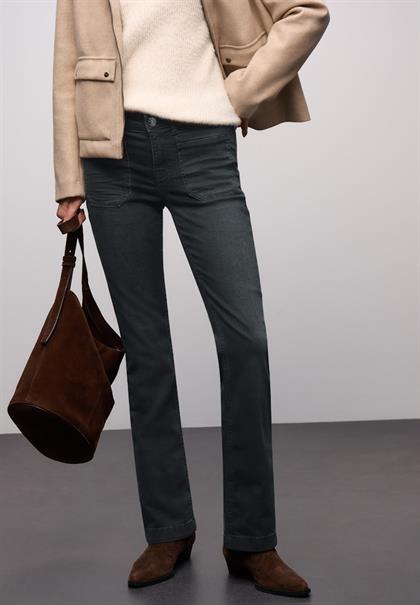 Bootcut Jeans blue black soft wash