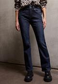 Bootcut Jeans dark blue clean wash