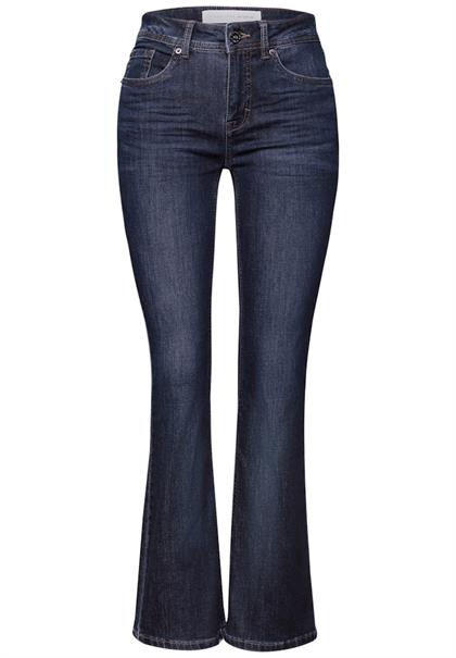 Bootcut Jeans dark blue clean wash