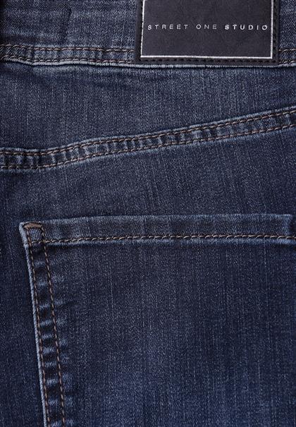 Bootcut Jeans dark blue clean wash